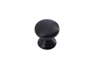 Ручка кнопка мебельная URSULA RC433BL.4 BL Матовый черный